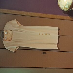 Tan knee length dress by Liz Claiborne. Size 6